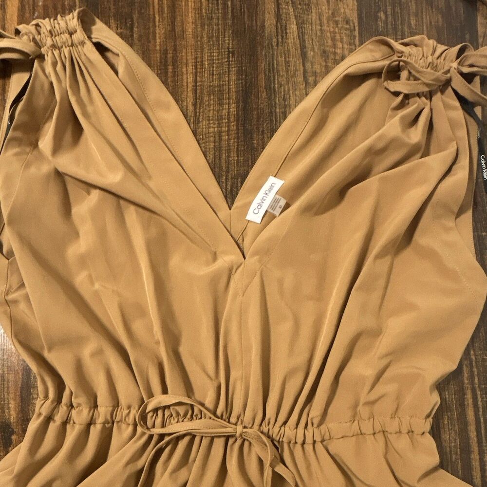 Calvin Klein Full Length Brown Dress Size 10 New Without Tags Never Worn